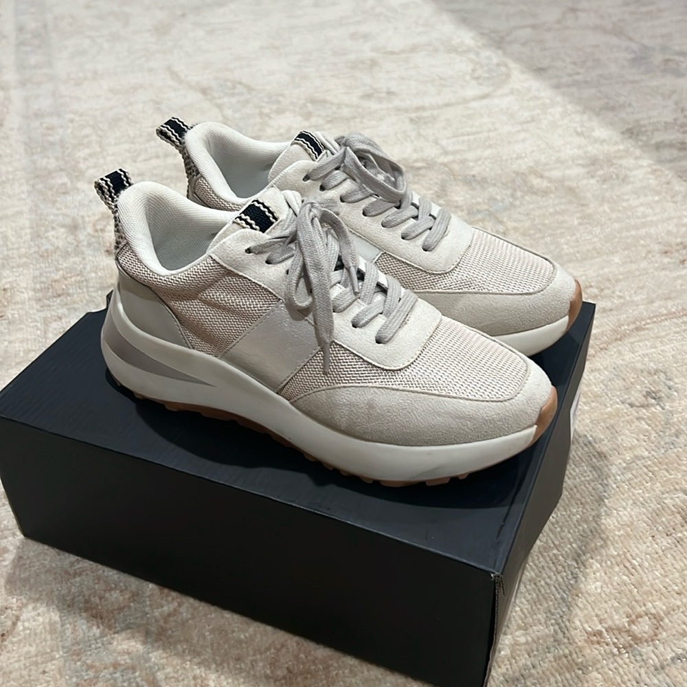 Shu Shop Serafina Sneaker, Pearl, 7.5